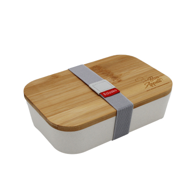 Bento en fibre de blé AKITA avec bambou