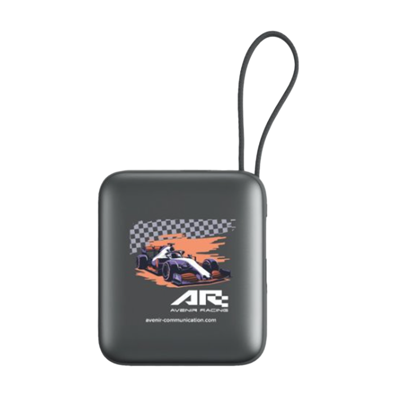 HEIHO - BATTERIE DE SECOURS AVEC 4 CABLES - 10 000 MAH NOIRE