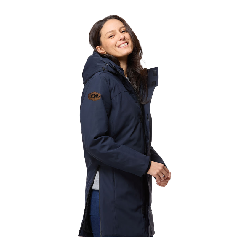 YUKI Parka longue imperméable femme