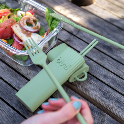 Kit couverts réutilisables - 4