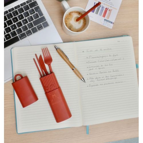 Kit couverts réutilisables - 4