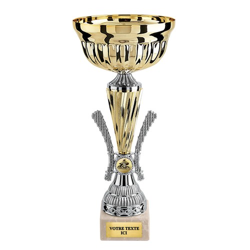 Coupe or argent - Socle marbre - 1