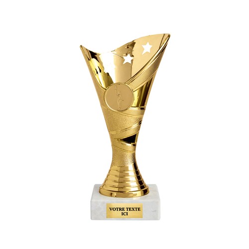 Coupe or - Socle marbre - 1