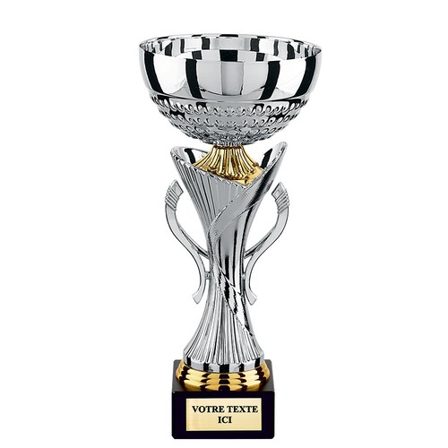 Coupe argent - Socle marbre - 1