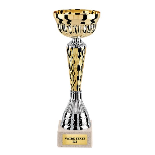 Coupe or argent - Socle marbre - 1