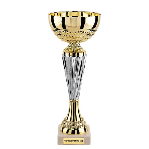 Coupe or argent - Socle marbre - 1