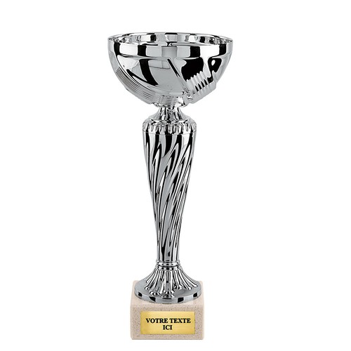 Coupe argent - Socle marbre - 1