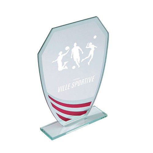 Trophée verre à personnalisable - 1