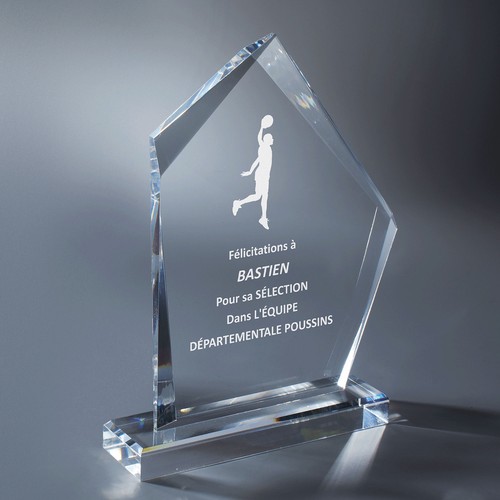 Trophée acrylique personnalisable - 1