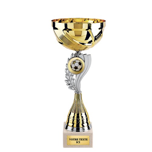 Coupe or argent - Socle marbre - 1