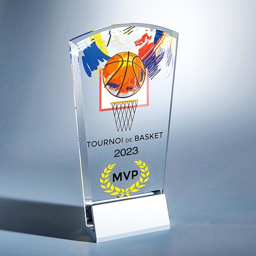 Trophée acrylique personnalisable - 1