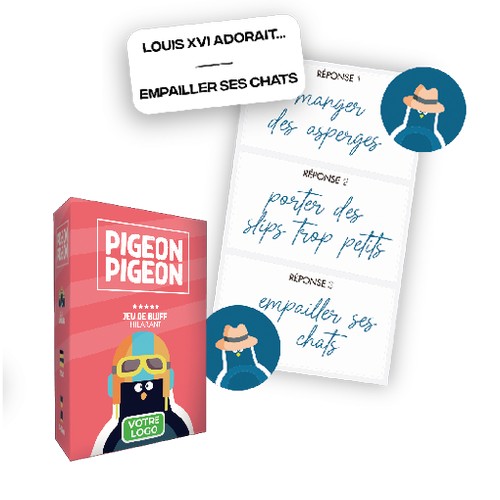 Jeu Pigeon Pigeon personnalisé