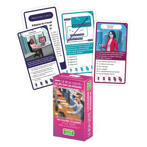 Jeu de Quiz sur les risques psychosociaux - Le bon geste - 1