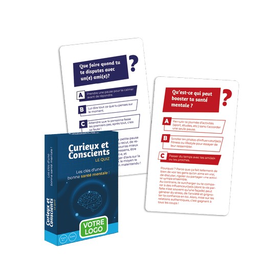Jeu de Quiz sur la santé Mentale Personnalisé - Curieux et conscients
