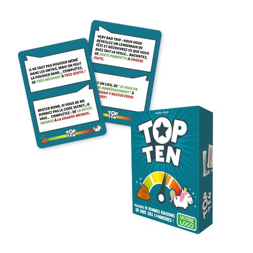 Jeu d'ambiance coopératif - Top Ten - 1