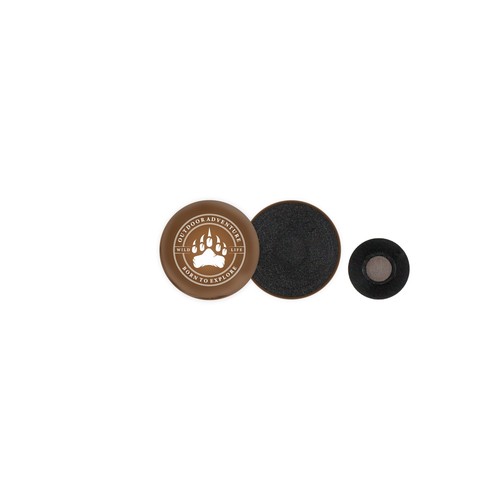 Metalen button 37mm met kledingmagneet