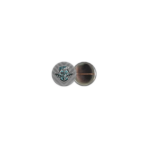 Metalen button 31mm met dubbel gezekerde speld