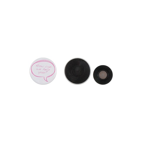 Bouton en métal 31mm avec aimant pour vêtement personnalisé