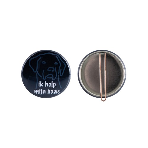 Bouton en métal 56mm personnalisé avec clip