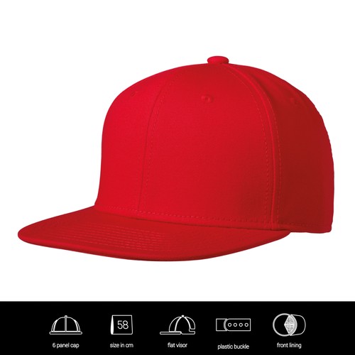 Original Snap Back Flat Visor Cap - 1