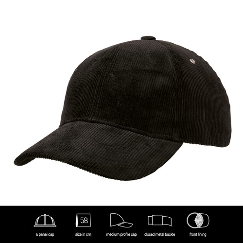 Fine Rib Cap personnalisé