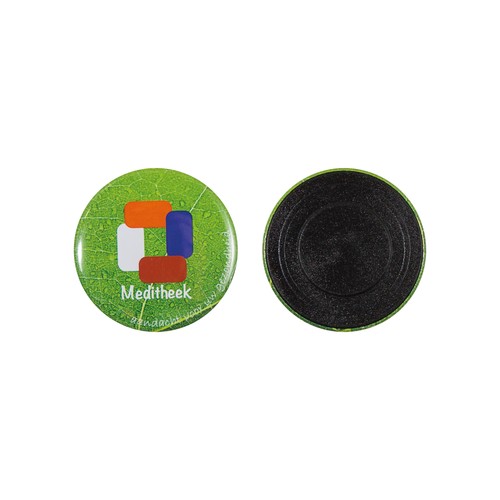 Bouton en métal 56mm personnalisé avec aimant