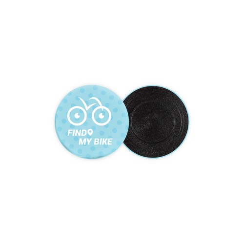 Metalen button 56mm met magneet