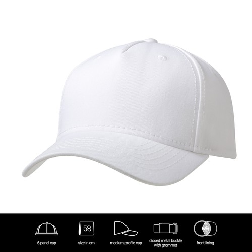 Exclusive Fine Cotton Cap personnalisé