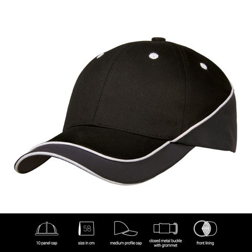 Luxury Cotton/Microfiber Sports Cap personnalisé
