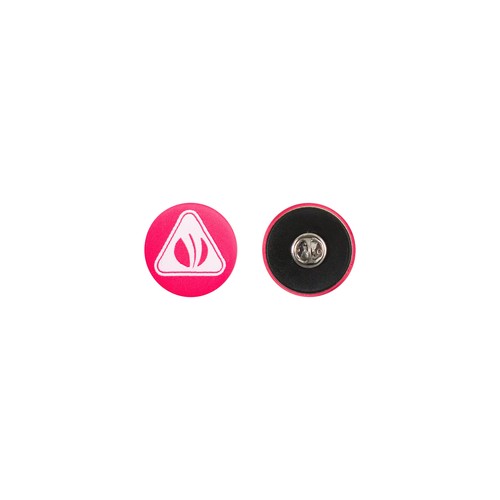Bouton textile personnalisé 31mm avec épingle et embrayage