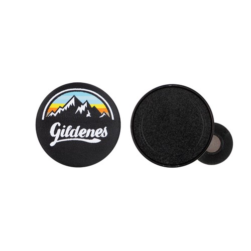 Bouton textile personnalisé 56 mm avec aimant pour vêtement