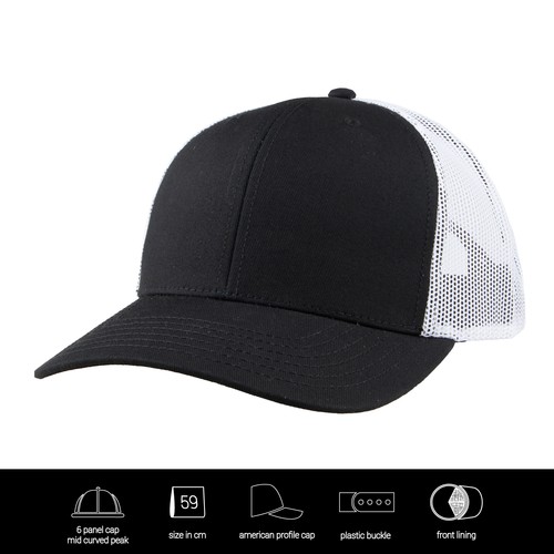 Exclusive Mid Visor Trucker Cap personnalisé