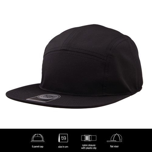 Casquette à visière plate recyclée personnalisée