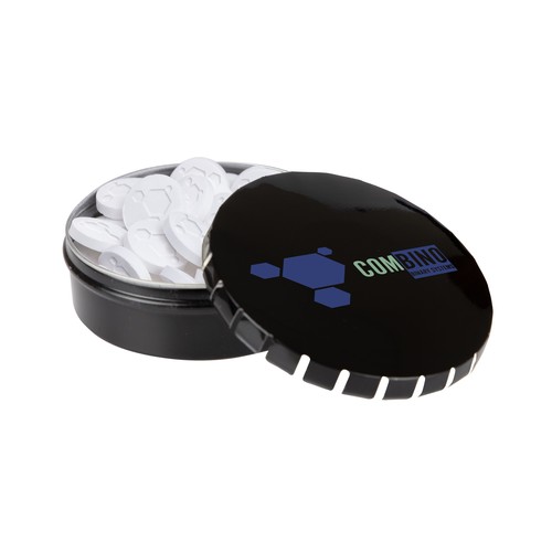 Clic-clac blikje met logo mints