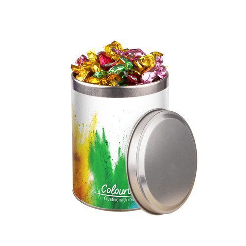 Medium rond blik, 0,9 liter