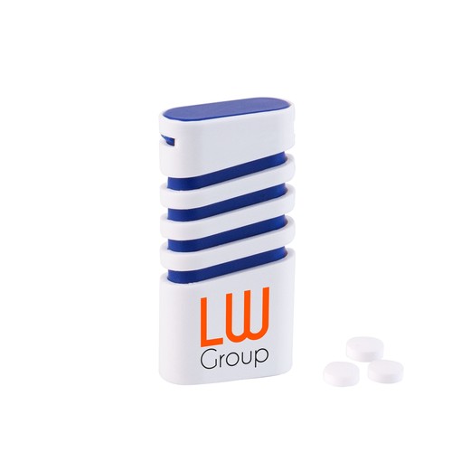 Spring dispenser met mini mints