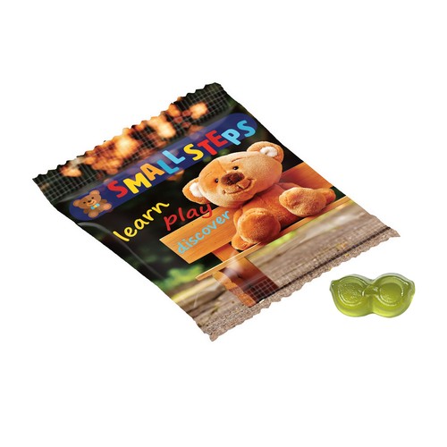 Vruchtengummies in veel standaard vormen