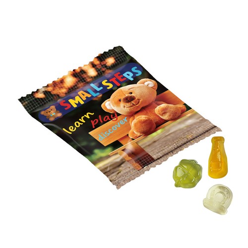 Vruchtengummies in veel standaard vormen
