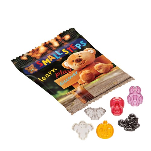 Vruchtengummies in veel standaard vormen