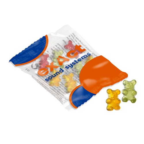 Vruchtengummies in veel standaard vormen