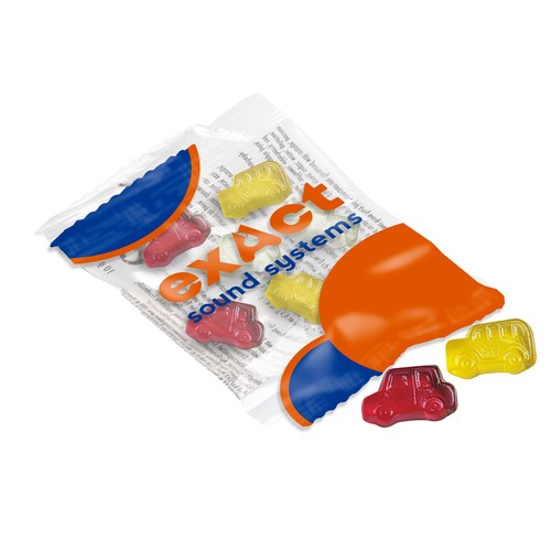 Vruchtengummies in veel standaard vormen