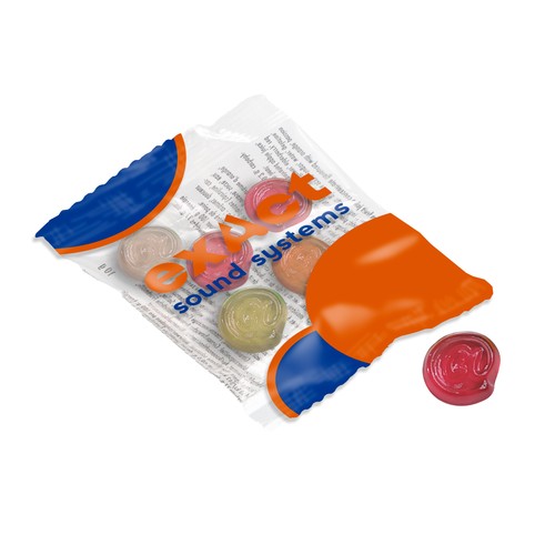 Vruchtengummies in veel standaard vormen