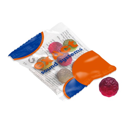 Vruchtengummies in veel standaard vormen