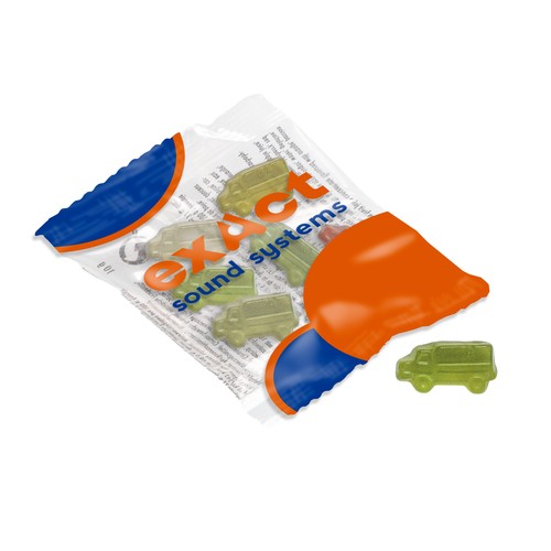 Vruchtengummies in veel standaard vormen