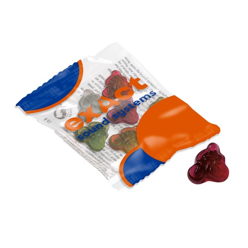 Vruchtengummies in veel standaard vormen