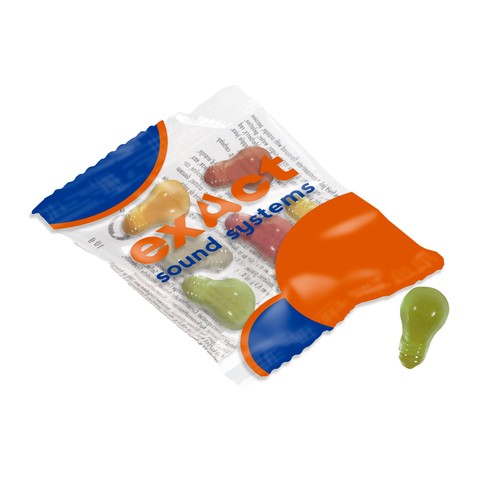 Vruchtengummies in veel standaard vormen