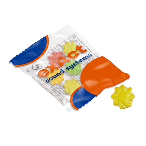 Vruchtengummies in veel standaard vormen