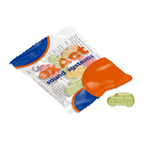 Vruchtengummies in veel standaard vormen