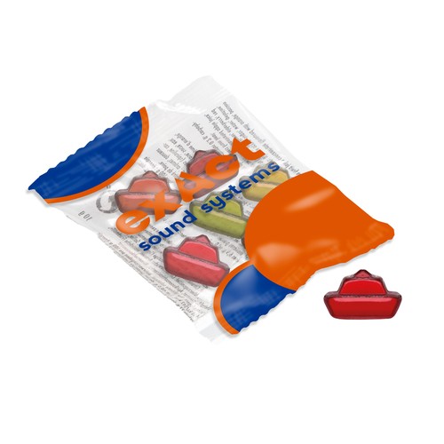 Vruchtengummies in veel standaard vormen