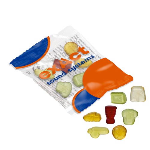 Vruchtengummies in veel standaard vormen